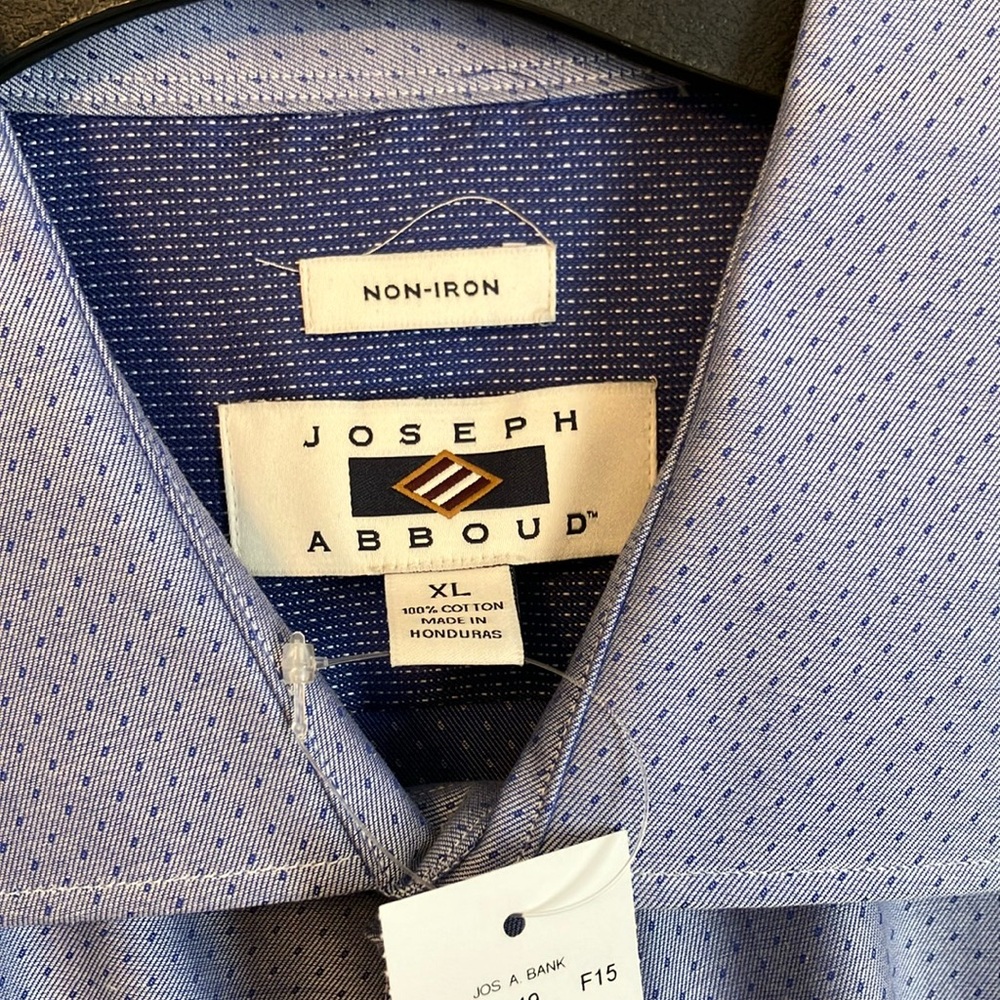 Joseph Abboud Men's Non-Iron Blue Shirt